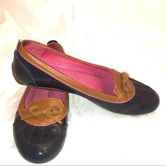 L.L.Bean Coastal Rain Skimmers Flats Galoshes sz 7,5 - Picture 1 of 12
